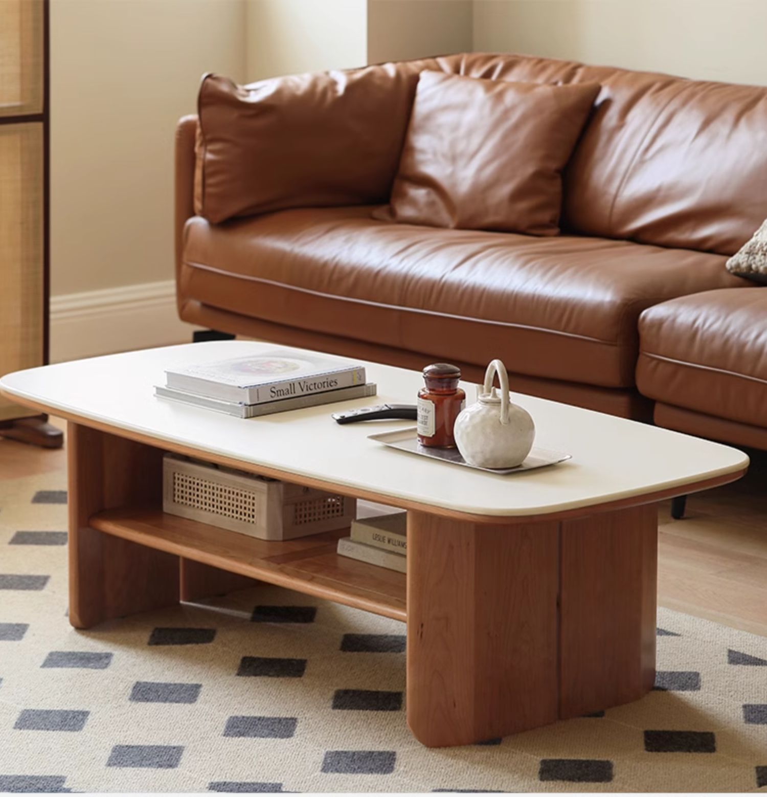 Black Walnut, Cherry Solid Wood Coffee Table