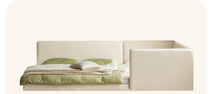 Floor Bed for toddler, kids Montessori beds,Children's bed/adult bed organic leather"