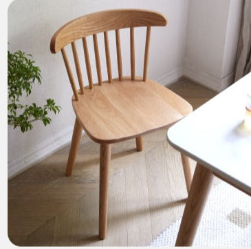 Oak, Cherry wood, Black Walnut Solid Wood 4 pcs set-Windsor Chair