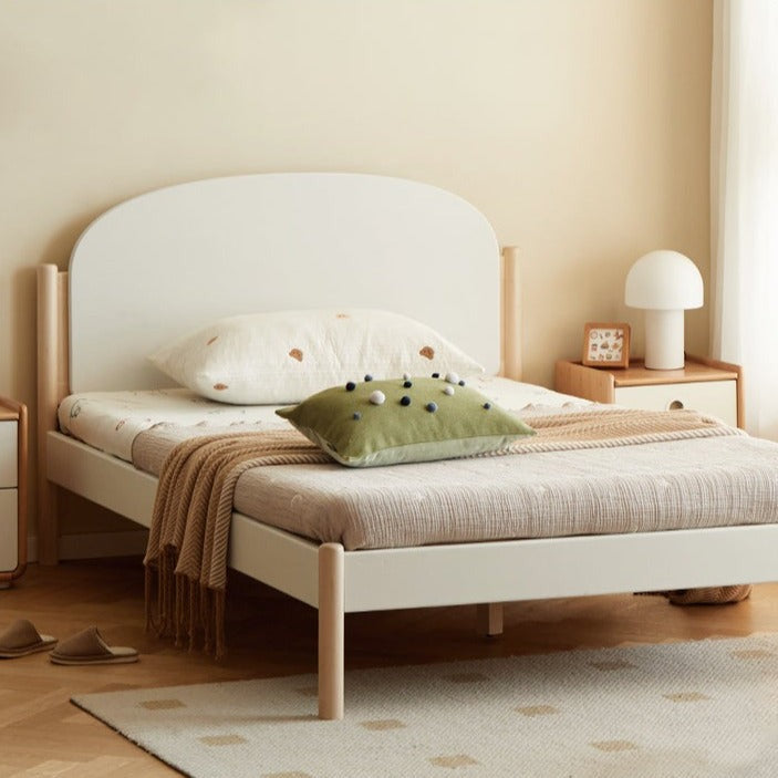 Poplar solid wood children's bed boy girl<