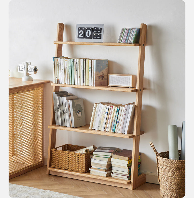 Oak, Beech Solid Wood Bookshelf Racks