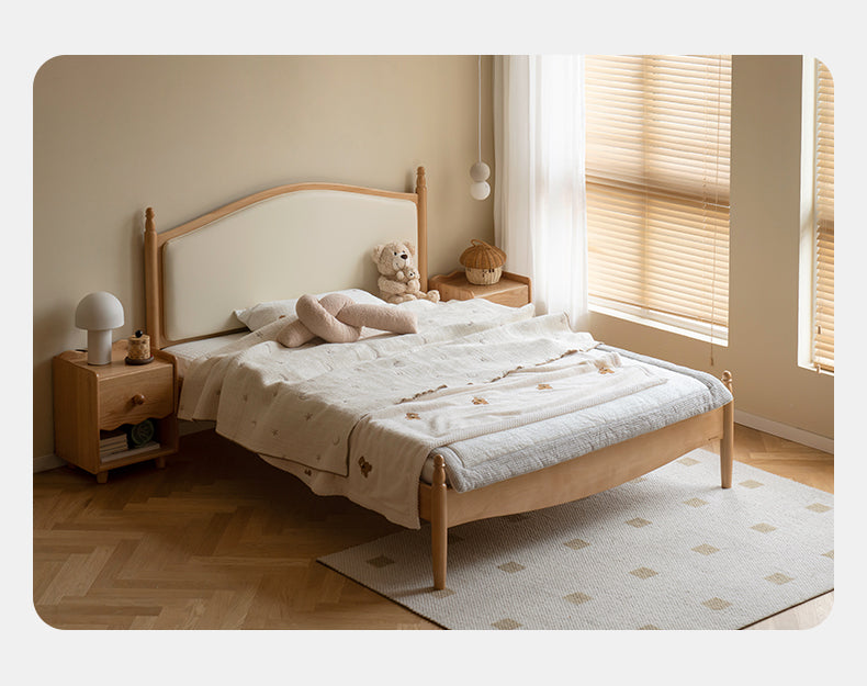Beech, Oak Solid wood Princess bed<