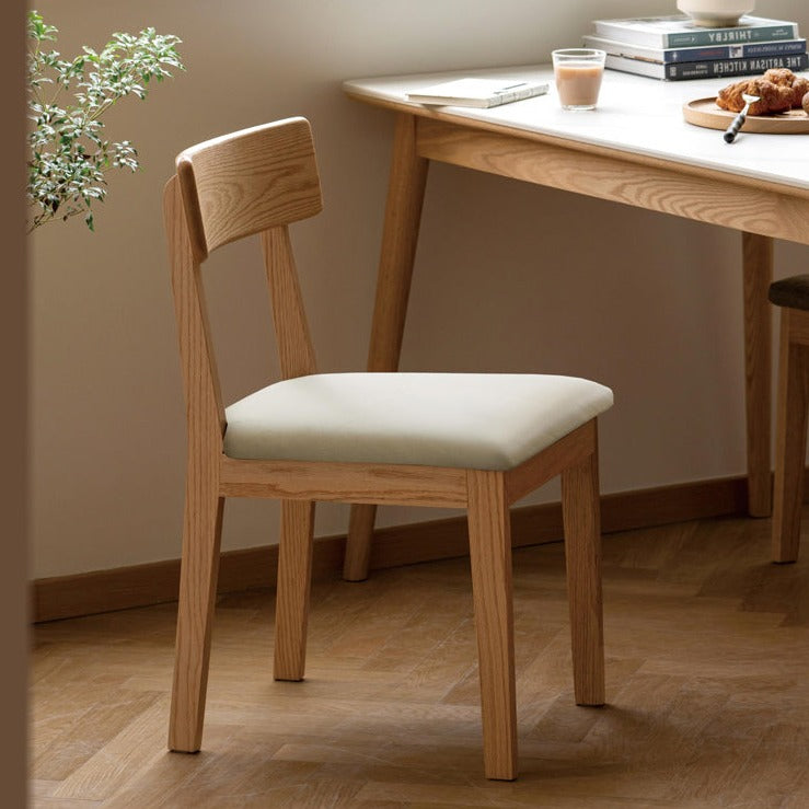 Black Walnut, Ash, Oak Solid Wood, Solid Rubberwood Dining Chair Set of 4