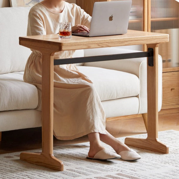 Oak, Cherry Solid Wood Small Office Desk