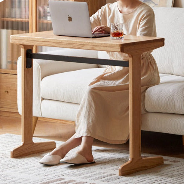 Oak, Cherry Solid Wood Small Office Desk