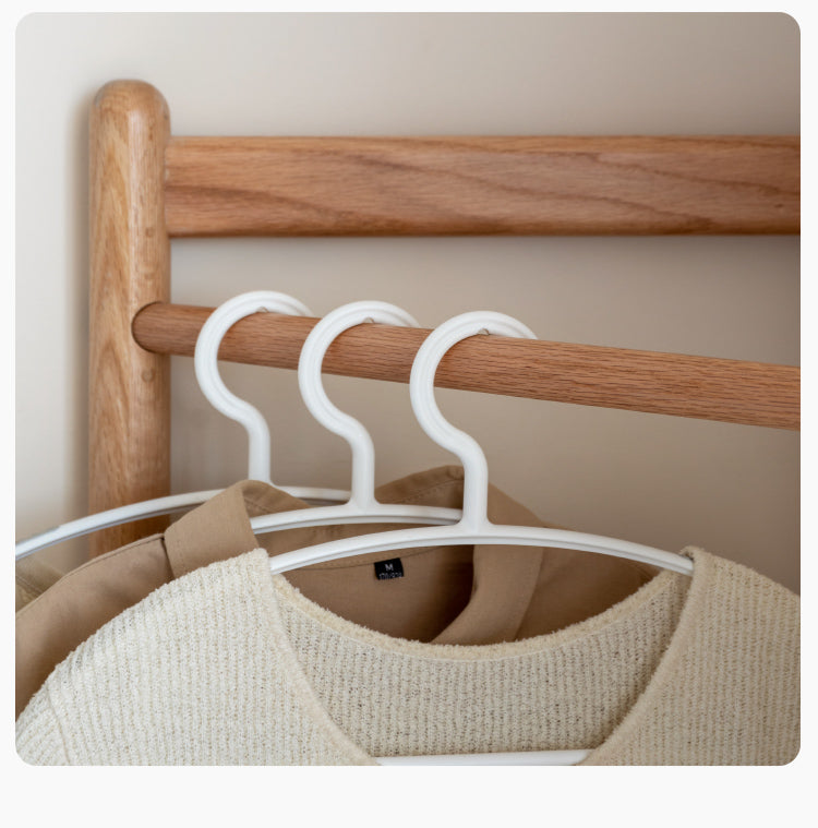 Oal solid wood corner hanger rack**