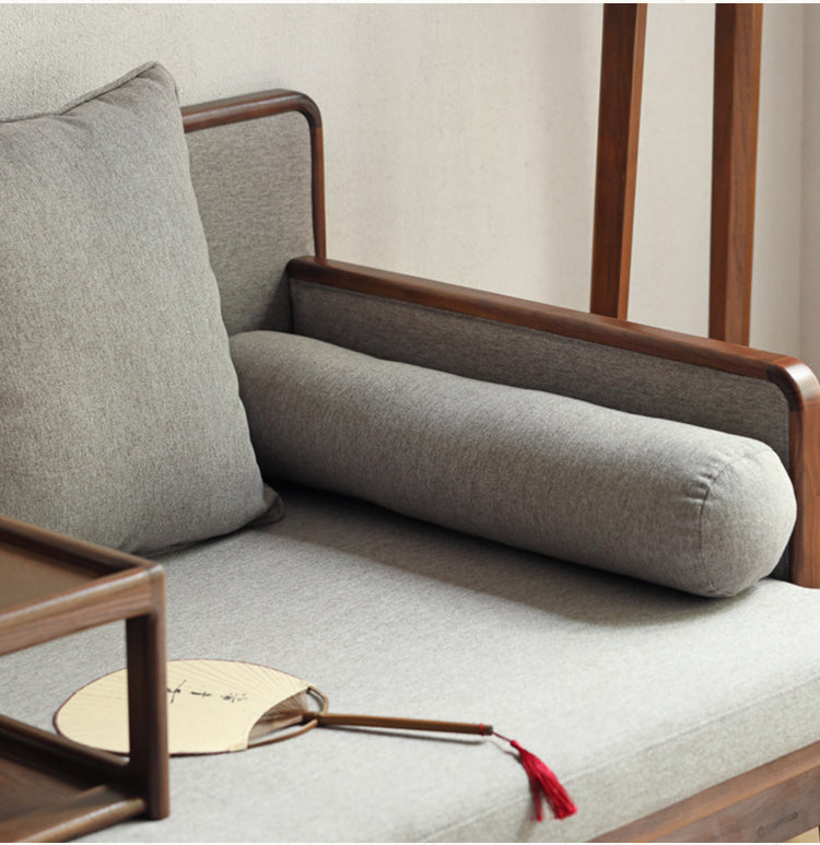 Black Walnut, Ash Solid Wood Sitting Sofa new Chinese Style.