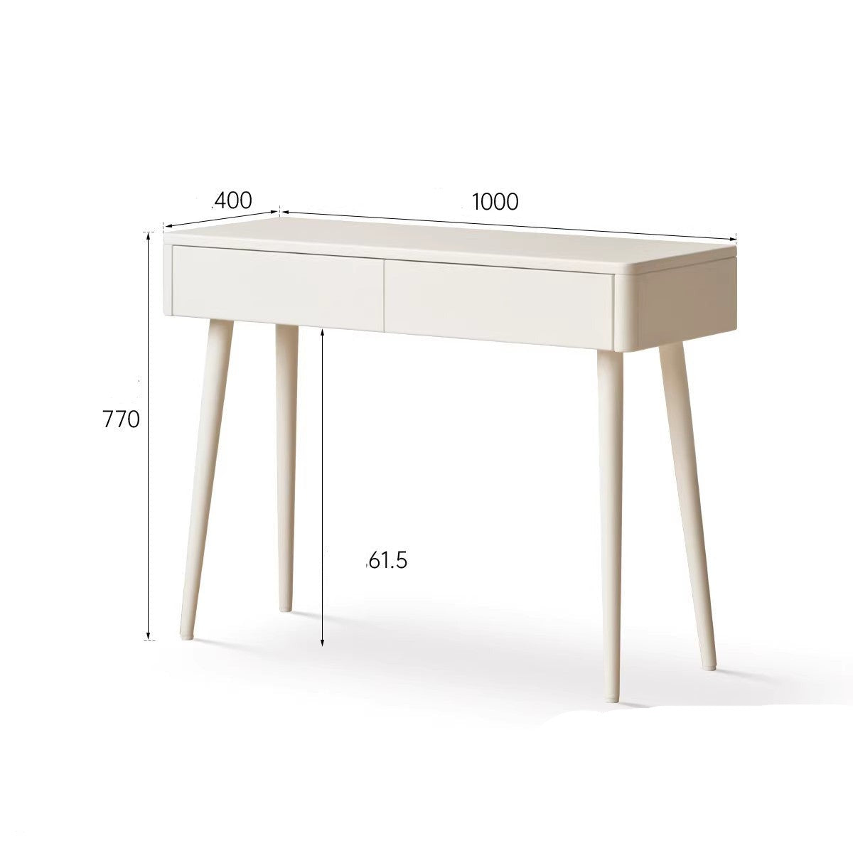 Poplar Solid Wood Telescopic Dressing Table.