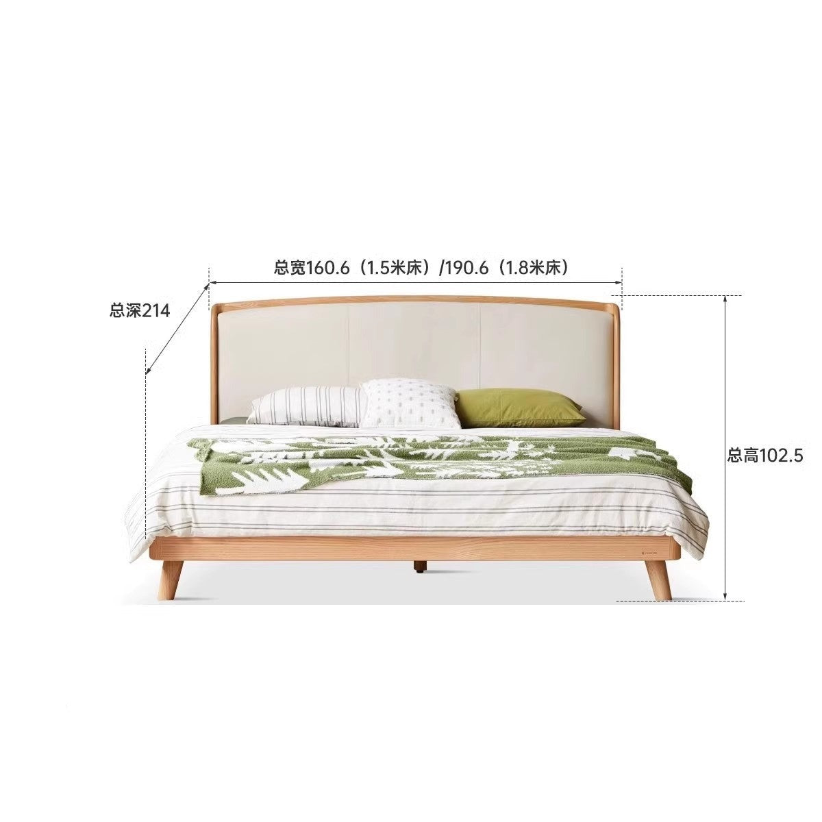 Sandalwood , Black Walnut, Oak Solid Wood First Layer Yellow Cowhide Leather,Technical Cloth