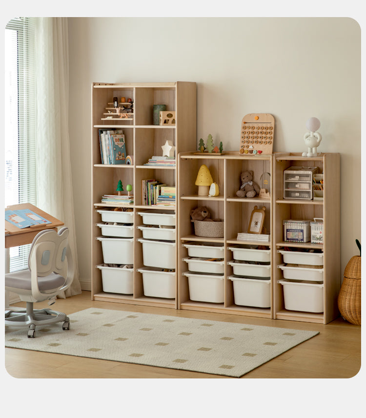 Poplar Solid Wood Children's Сombination Bookshelf