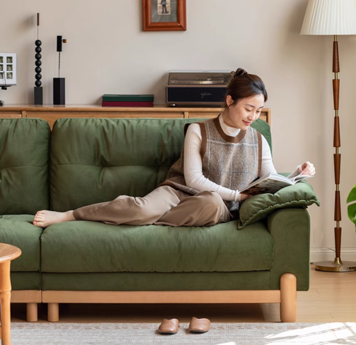 Beech Solid Wood cat scratching cloth sofa