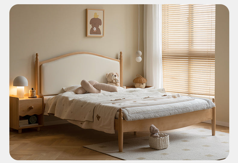 Beech, Oak Solid wood Princess bed<