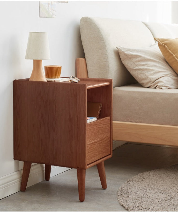 Nightstand with light solid wood"+