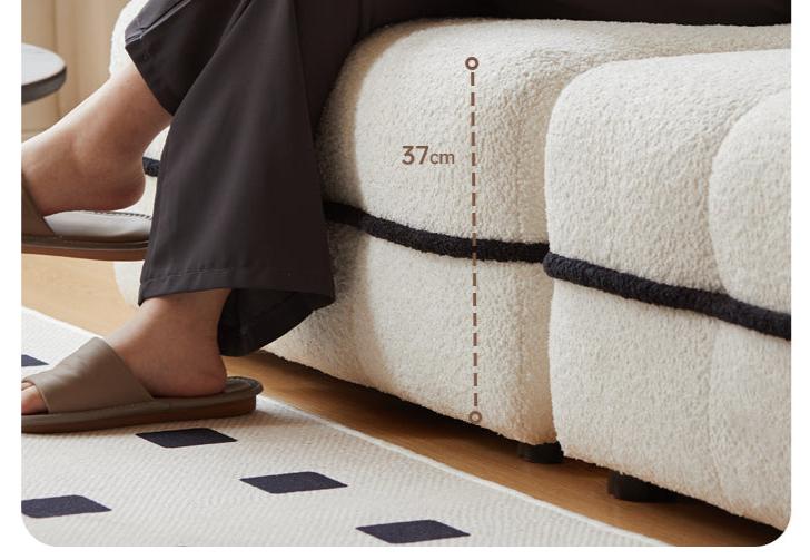 Fabric Modern Biscuit Piedmont Module Sofa,
