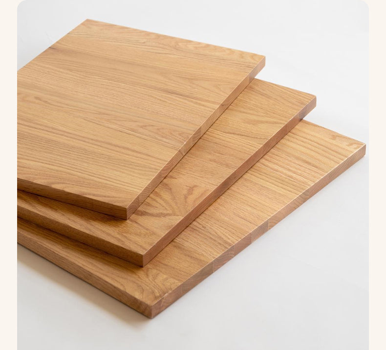 Oak, Ash Solid Wood Genuine Leather Soft Bed