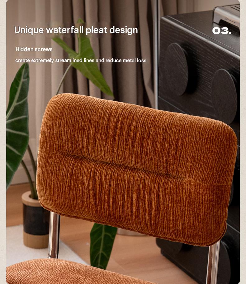 Iron Suspended Dining Soft Dining Chair