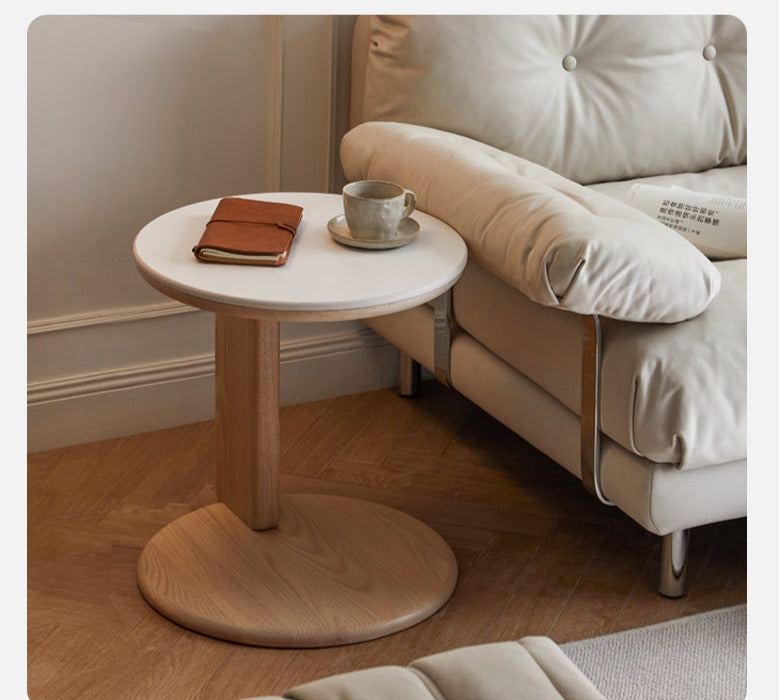Slate coffee table Ash solid wood+