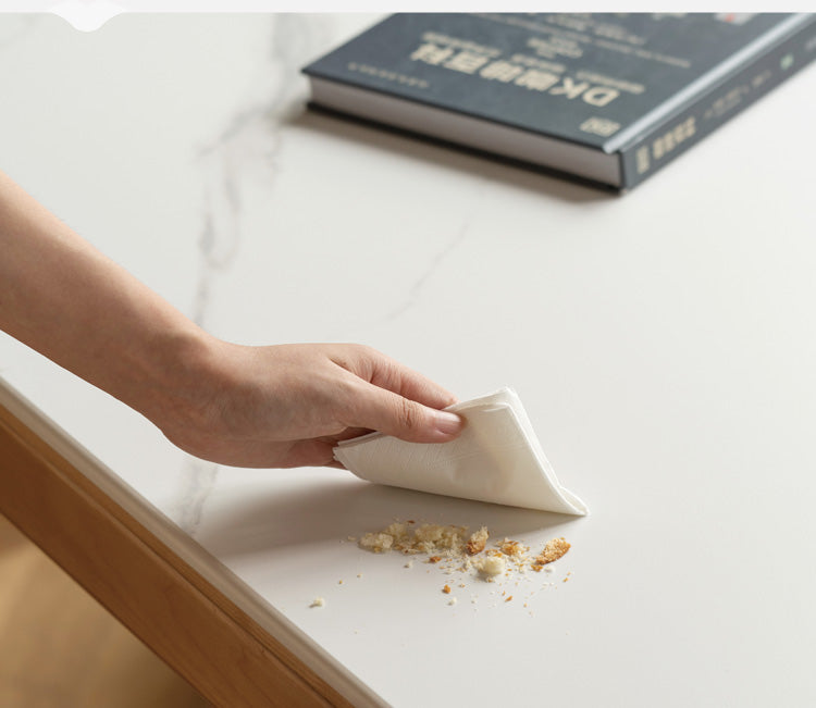 Ash, Oak Solid Wood Modern Rock Dining Table