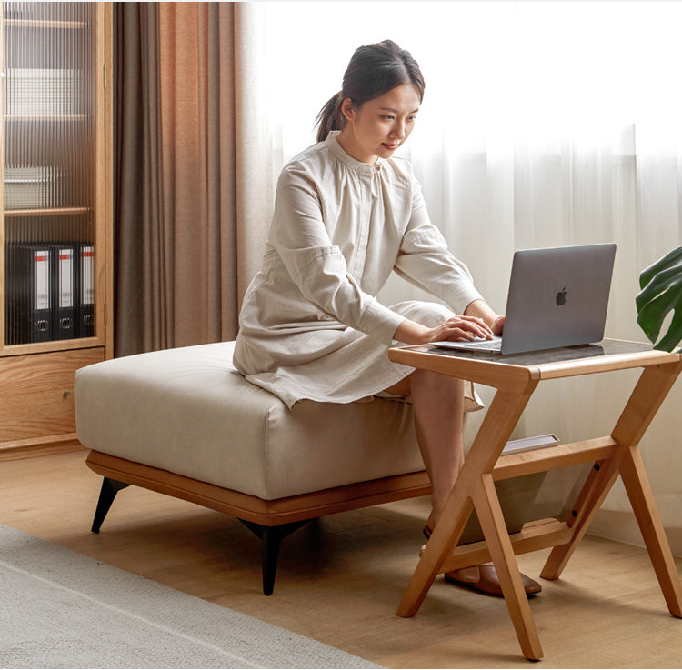 Technology Fabric High Back Corner Sofa.