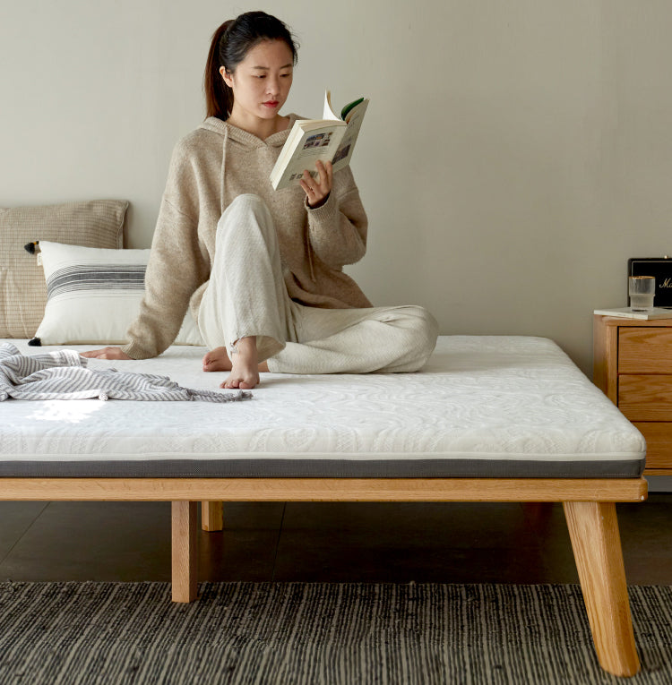 Zero-Glue Natural Coconut Fiber Eco-Friendly Double Mattress, Thin and Firm with Spinal Support 12cm, 8cm, 6cm