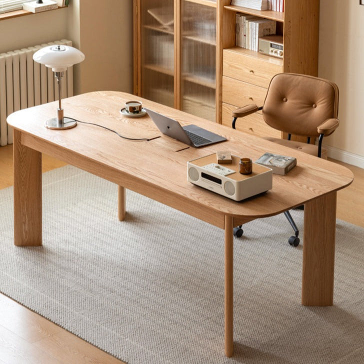 Oak Solid wood office/study/dinner large table"