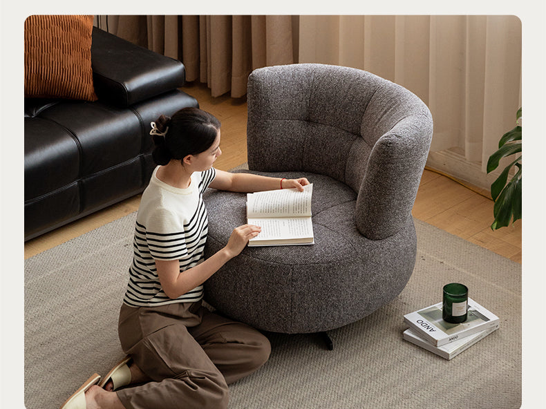 Fabric Modern Simple Single Seat Armchair.