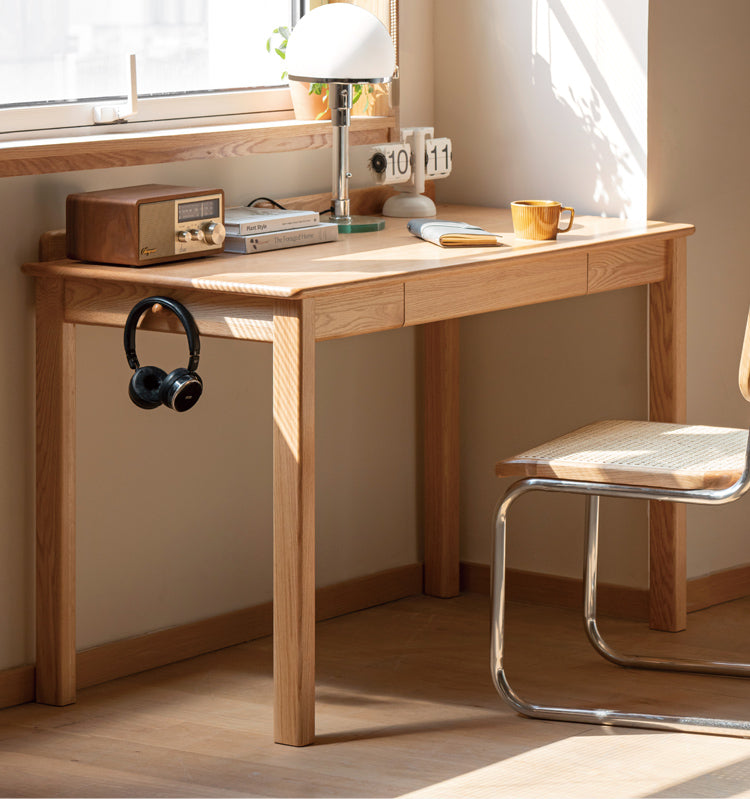 Oak, Beech Solid Wood Office Desk