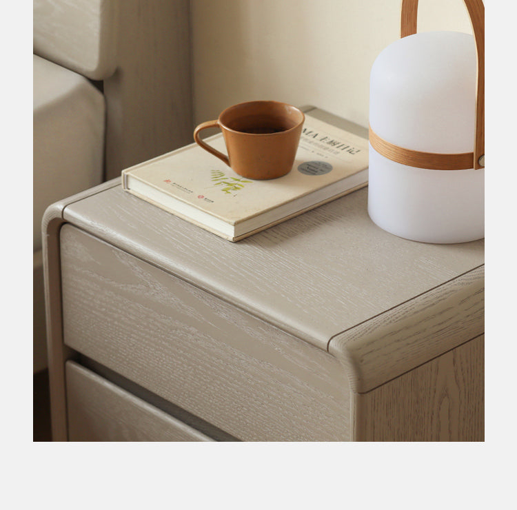 Tulipwood Solid Wood Nightstand Light Luxury.