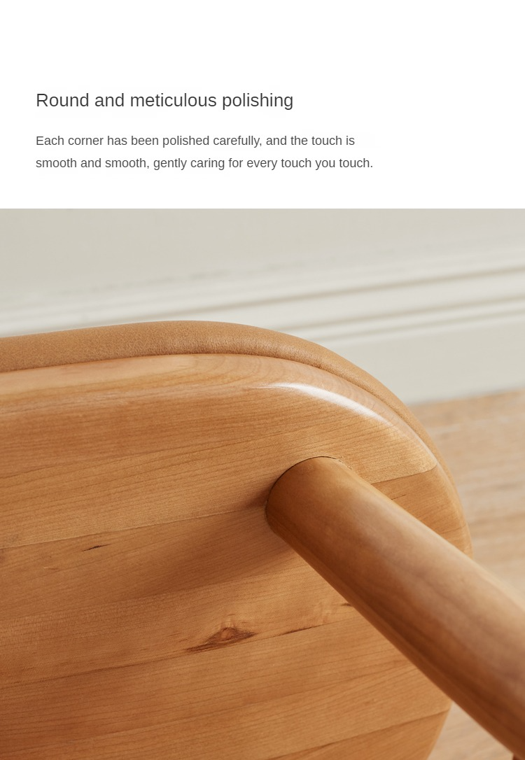 Ash, Cherry Solid Wood Dressing Stool