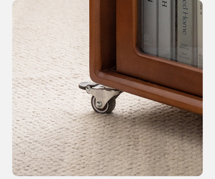 Poplar, Oak Solid Wood Side Table.