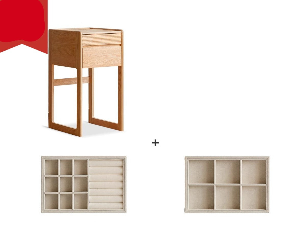 Oak Dressing Table Multifunctional Bedside Table"
