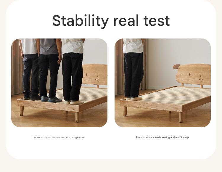 Oak solid wood Cute dog bed<