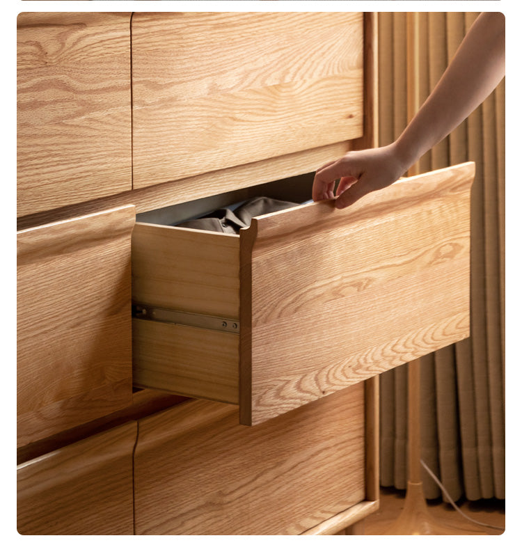 Ash, Oak Solid Wood Cabinet