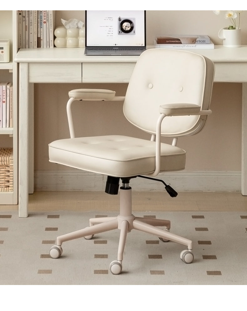 Genuine Leather, Technical Fabric Office Chair.