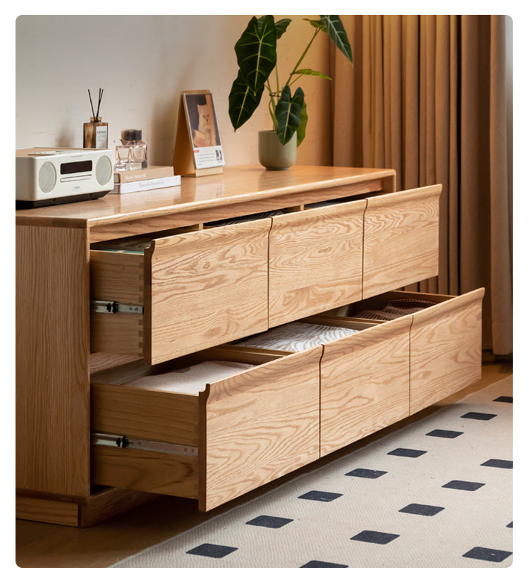 Ash, Oak Solid Wood Cabinet