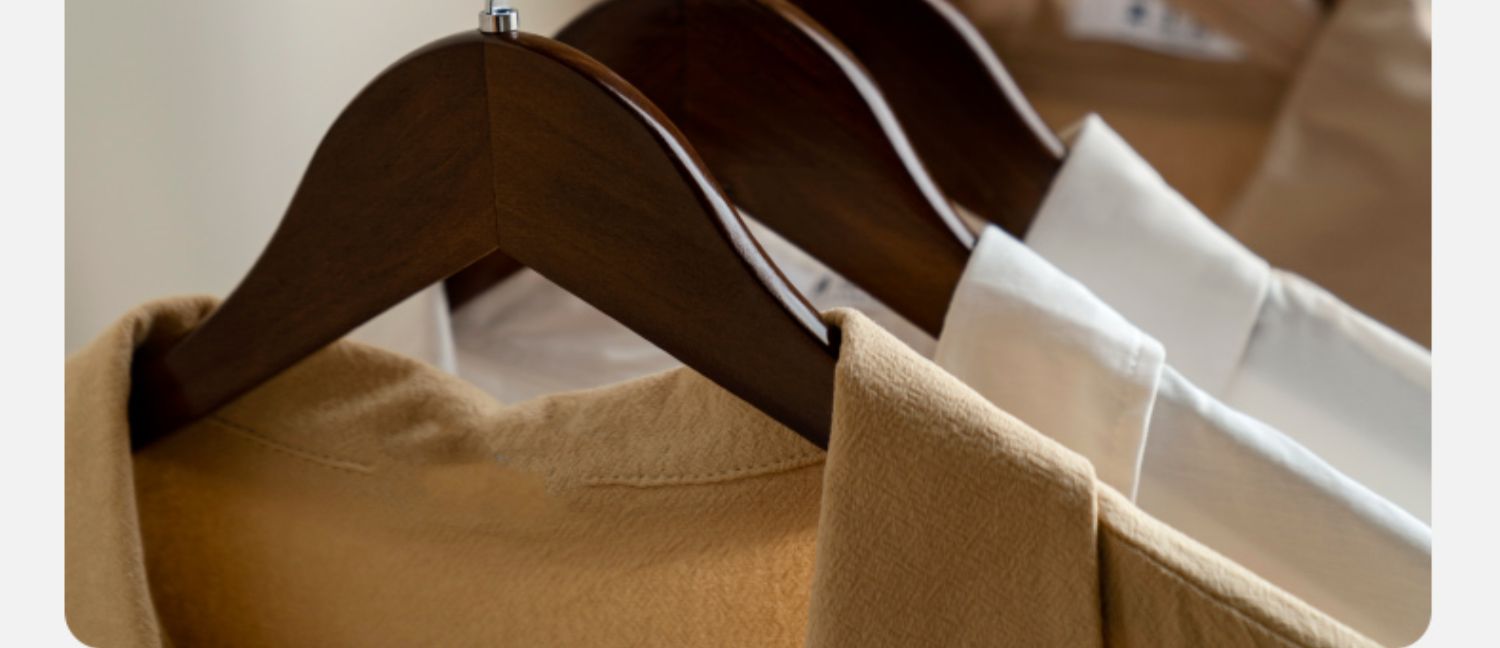 Oak Solid Wood Clothes Rack Hanger