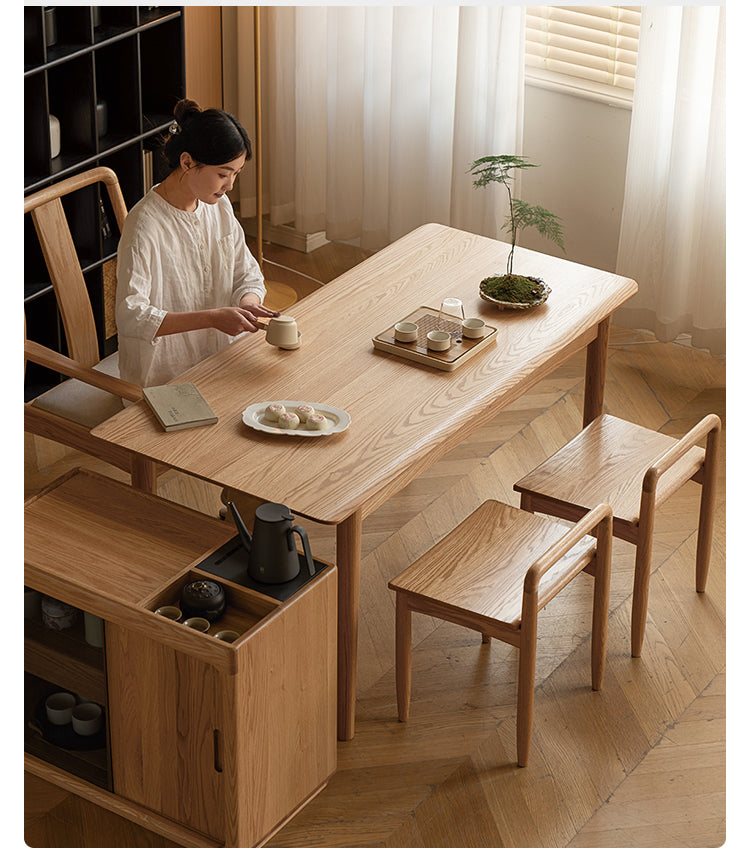 Oak Solid Wood Modern Tea Table