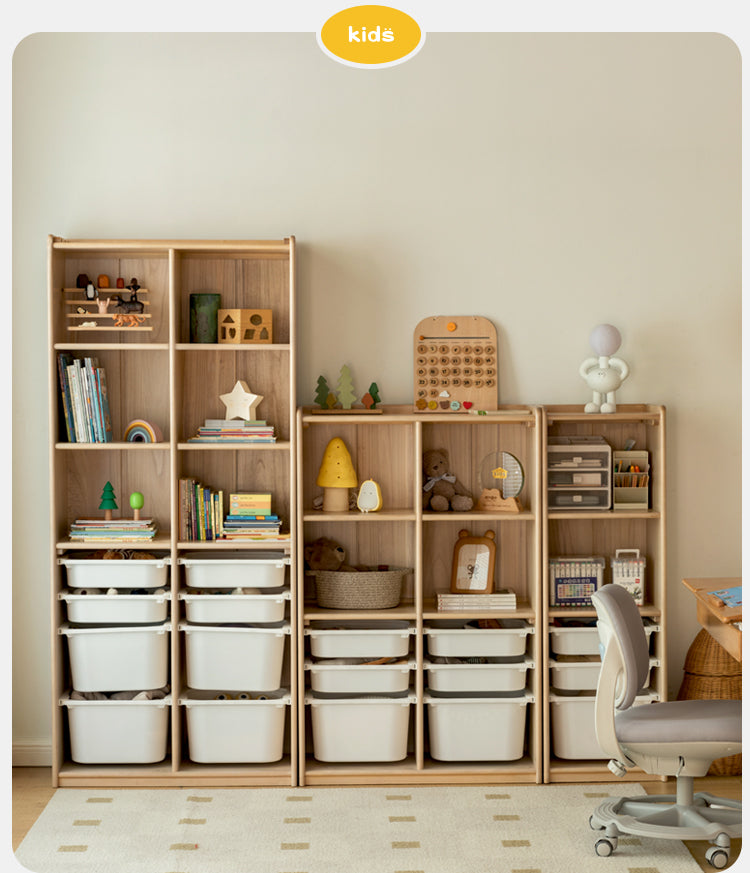 Poplar Solid Wood Children's Сombination Bookshelf