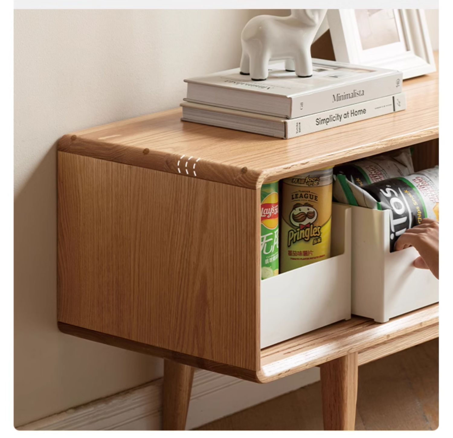 Oak Solid Wood TV Stand