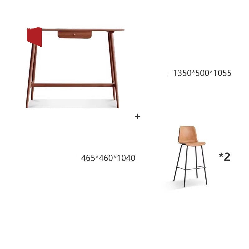 Oak, Cherry Solid Wood Bar Table