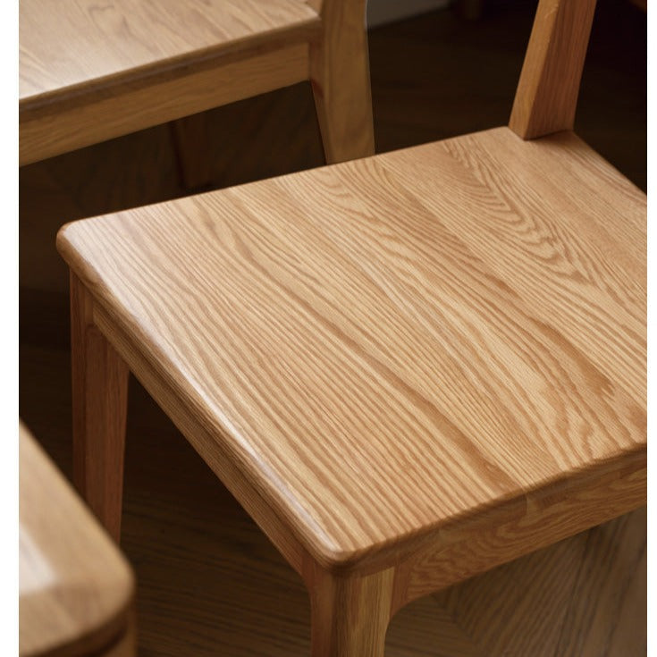 Black Walnut, Ash, Oak, Beech Solid wood, Solid RubberWood - Dining Chair Modern 4 pcs set