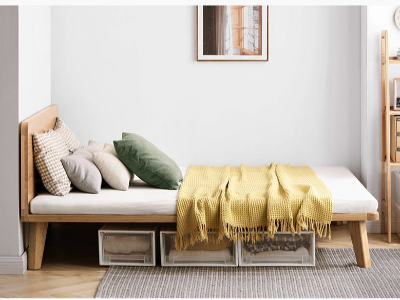 Oak Solid Wood Bed