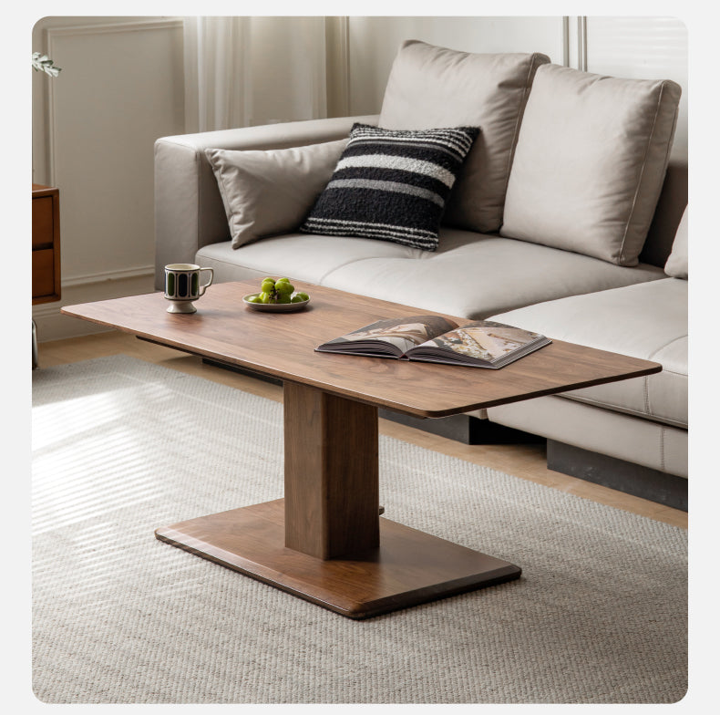 Cherry, Black Walnut, Oak, Ash Solid Wood Lift Coffee Table