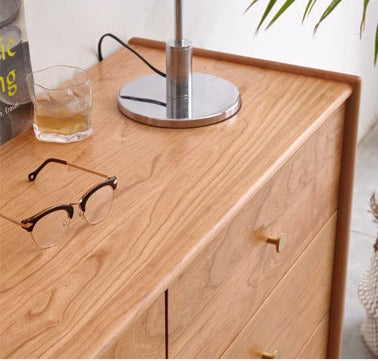 Cherry Solid Wood Chest Of Drawers
