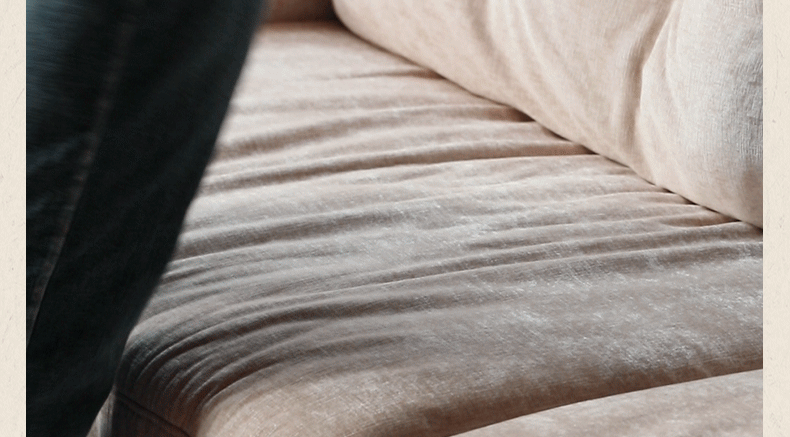 Fabric Three Seater Sofa High Back American Style.