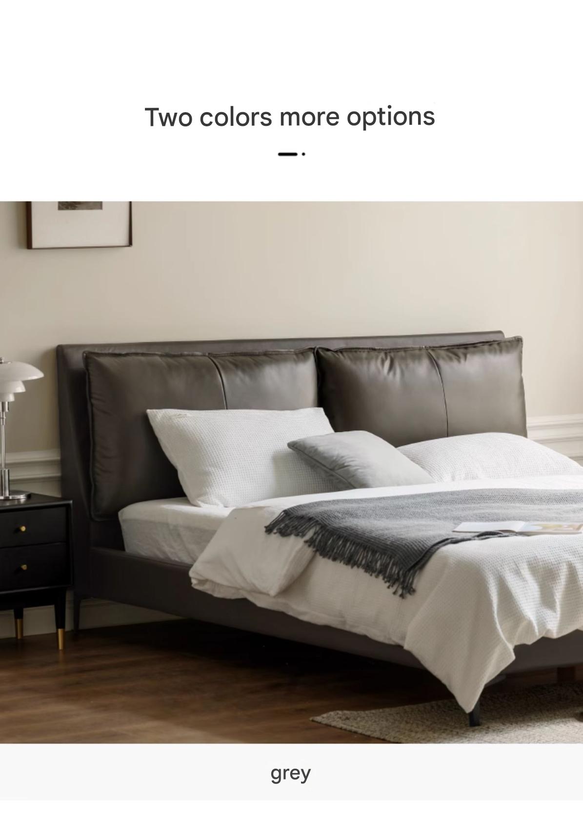 Premium Yellow Cowhide Bed