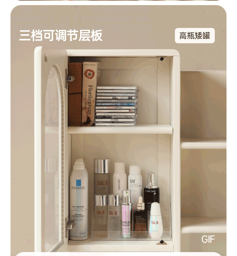 Rubberwood Solid Wood Retractable Desk and Bookshelf