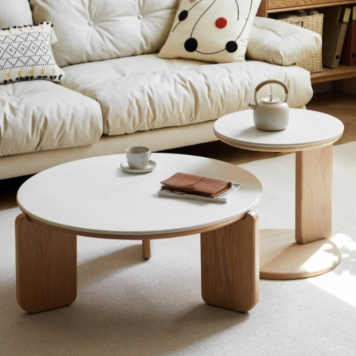 Oak, Ash, Poplar Solid Wood Slate Coffee Table
