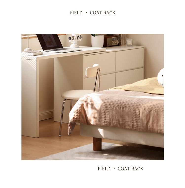 Makeup Soft White/Black Chair