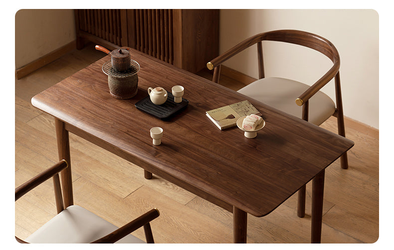 Black Walnut Solid Wood Simple Large Tea Table